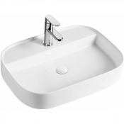 Раковина накладная WeltWasser Elbach 2205 белый глянец