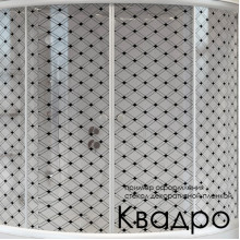 Декоративная пленка на стекло Радомир душевого угла 110 квадратный 1-64-0-0-0-120