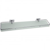 Полочка с рельсамb стеклянная 600мм Bemeta Beta 132102212