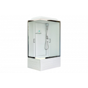 Душевая кабина Royal Bath RB 8100BP5-WC-CH (белое/матовое) правая