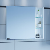 Шкаф зеркальный универсальный Санта Дублин 86 123007