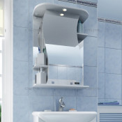 Зеркальный шкаф Санта Лира 55 101053 с подсветкой