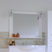 Зеркало с подсветкой Санта Монарх 100 700205 белое