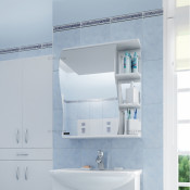 Зеркальный шкаф Санта Волна 55 101009 левый