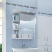 Зеркальный шкаф Санта Волна 50 101008 правый, с подсветкой