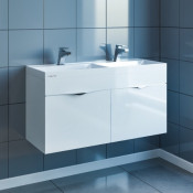 Тумба с раковиной подвесная Санта Юпитер 100 700175