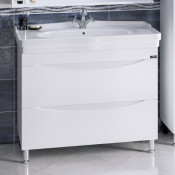 Тумба с раковиной напольная Санта Сатурн 105 700200