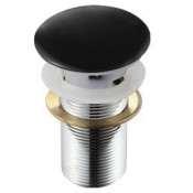 Донный клапан без перелива Melana MLN-TB18M-1 черный матовый 