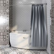 Карниз для шторы на ванну Радомир Аризона фронтальный золото 1-12-3-0-9-018