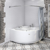 Карниз для шторы на ванну Радомир Верона бронза 1-12-4-0-0-024