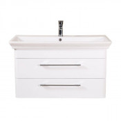 Тумба с раковиной подвесная Аква Родос Паола 100 белая