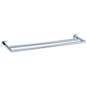 Держатель для полотенец двойной Nofer Line 16510.S матовый