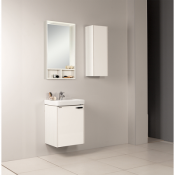 Тумба подвесная Акватон ЙОРК mini 50 1A170901YOAY0 белый глянец/выбеленное дерево