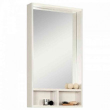 Зеркальный шкаф Акватон ЙОРК mini 50 1A170002YOAY0 белый глянец/выбеленное дерево