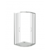 Душевые уголки Good Door LATTE Latte R-100 стекло Grape 5 мм