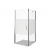 Душевой уголок Good Door Pandora CR T-80 с рисунком Тростник