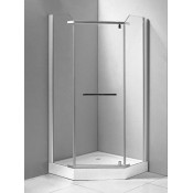 Душевой уголок трапеция Dolphin TN-505-J 80х80х185