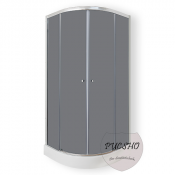 Душевой уголок Pucsho Kreis 5122 Gray 100X100