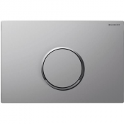 Клавиша смыва Geberit Sigma 10 115.758.KN.1 пластик, хром глянец/хром матовый