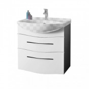 Тумба под умывальник Alvaro Banos Carino maximo 75, белый лак