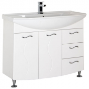 Тумба с раковиной Aquanet Моника 105 186772+184263