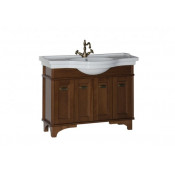 Тумба с раковиной Aquanet Николь 110 орех 180522+172466