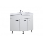 Тумба с раковиной Aquanet Корнер 89 Close R 158825+158989