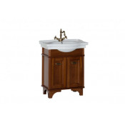 Тумба с раковиной Aquanet Николь 70 орех 180510+181675