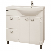 Тумба с раковиной Санта Коралл 80 218001 левая