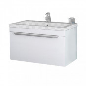 Тумба под умывальник Alvaro Banos Viento 60, белый лак