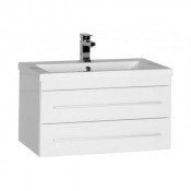 Тумба с раковиной Aquanet Нота 75 белый 171487+158755