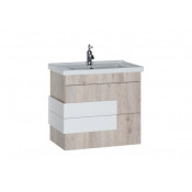 Тумба с раковиной Aquanet Мадейра 70 дуб кантри 183070+182323
