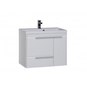 Тумба с раковиной Aquanet Тиволи 80 белый 180055+179395