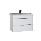 Тумба с раковиной Aquanet Орлеан 80 белый 183082+182312