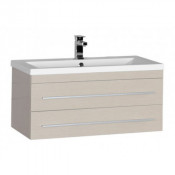 Тумба с раковиной Aquanet Нота 90 светлый дуб 171494+204119