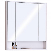 Зеркальный шкаф Акватон Рико 80 1A215302RIB90 белый/ясень фабрик