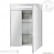 Зеркальный шкаф Акватон Сильва 50 1A215502SIW6L дуб фьорд