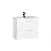 Тумба с раковиной Aquanet Тулон 75 белый 183395+182319
