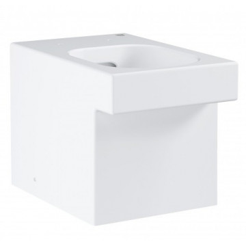 Унитаз приставной GROHE Cube Ceramic 3948500H, безободковый, с покрытием, альпин-белый
