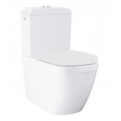 Унитаз GROHE Euro Ceramic 3933800H бачок 39332000 безободковый, с покрытием, альпин-белый