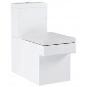 Унитаз GROHE Cube Ceramic 3948400H + 39490000, безободковый, с  покрытием, альпин-белый