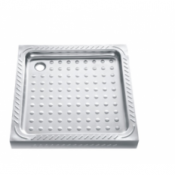 Поддон для душа MOEFF из нержавеющей стали 70х70х9 MF-57-95