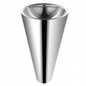 Раковина конусная напольная MOEFF из нержавеющей стали MF-153