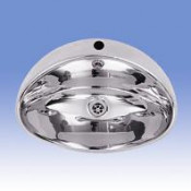 Умывальник овальный Sanela, встраиваемый в столешницу сверху, глянцевая поверхность, SLUN 32