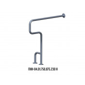 Поручень для инвалидов Инва напольно-настенный левый ПНН-04.01.750.875.230.Н