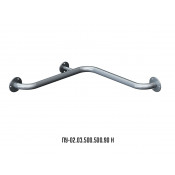 Поручень для инвалидов Инва угловой внутренний угол ПУ-02.03.500.500.90.Н