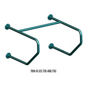 Поручень для инвалидов Инва для унитаза настенный ПУН-01.03.730.480.750