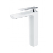 Набортный смеситель Gllon для раковины/кухни (цвет белый) 117 2001CB