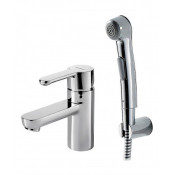 Смеситель для умывальника с гигиеническим душем Bravat Stream F13783C-3