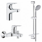 Комплекты / Наборы смесителей Grohe BauFlow 3 в 1 121624